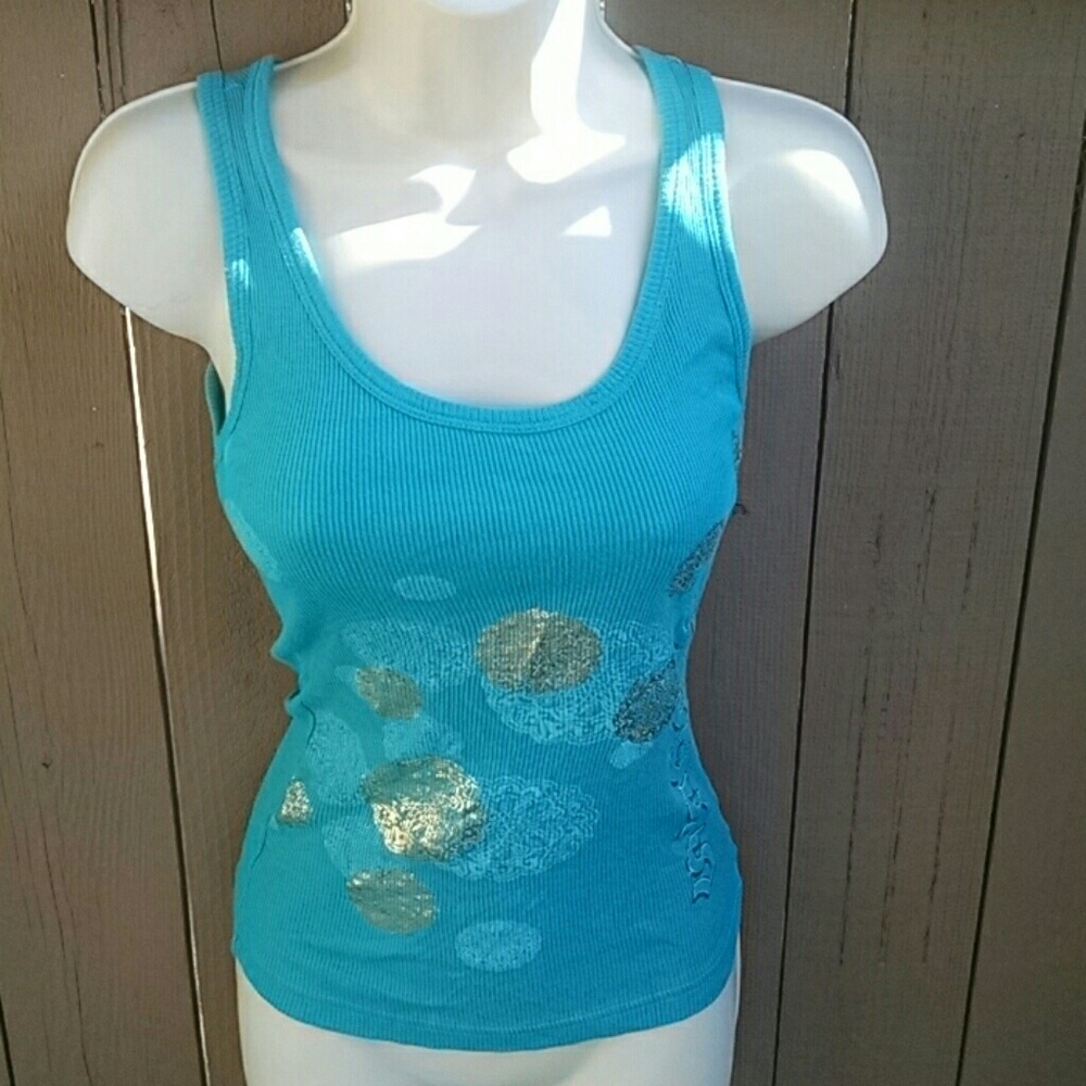 Guess Jeans teal tank top